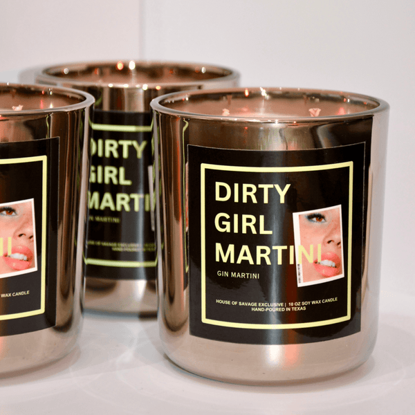 DIRTY GIRL MARTINI CANDLE