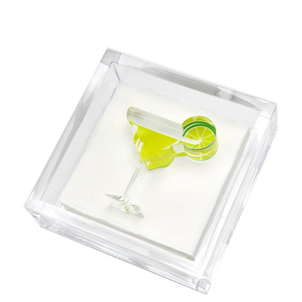 Margarita Acrylic Cocktail Napkin Holder