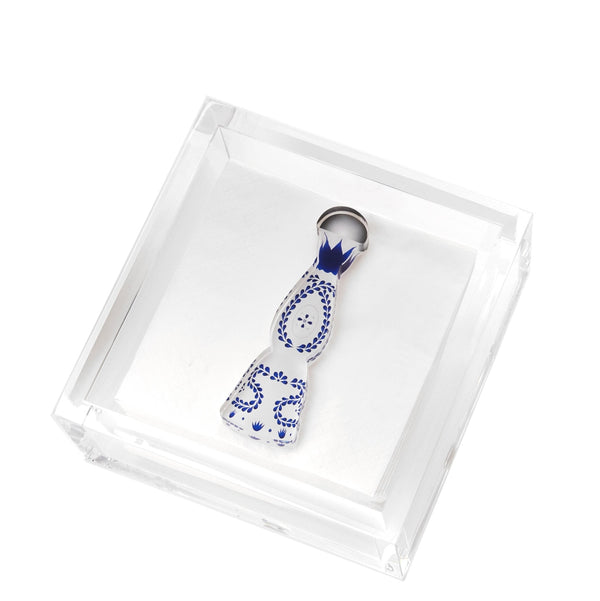 Tequila Bottle Acrylic Cocktail Napkin Holder